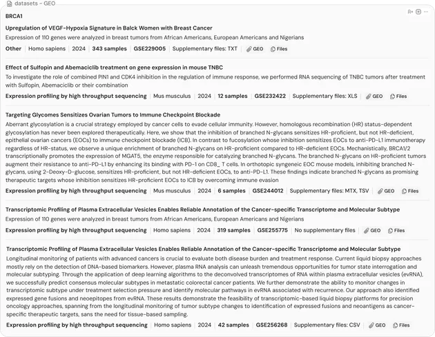 Public Datasets