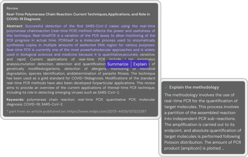 Bionl PDF Analysis Feature