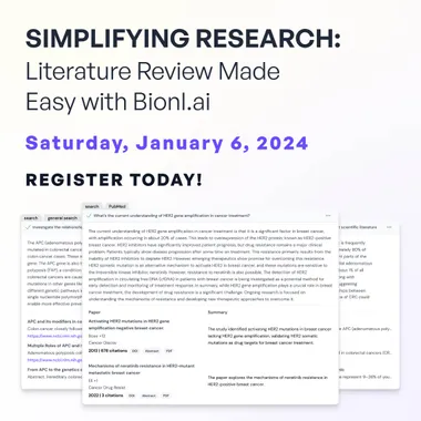 Simplifying Research: Literature Review Made Easy with Bionl.ai